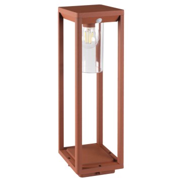 Vonkajšia lampa so senzorom VIMO 1xE27/15W/230V 50 cm IP44 medená