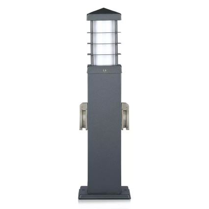 Vonkajšia lampa so zásuvkami 1xE27/13W/230V IP44