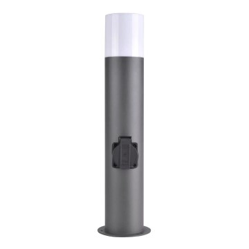 Vonkajšia lampa so zásuvkou DALLAS 1xE27/12W/230V IP44 antracit
