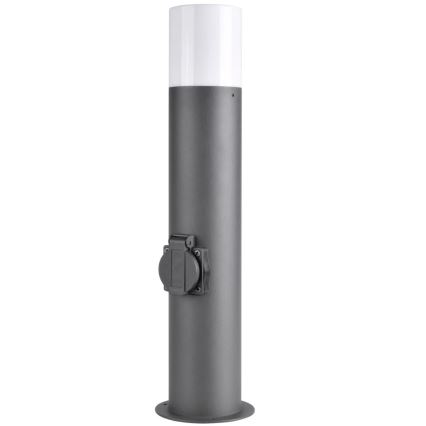 Vonkajšia lampa so zásuvkou DALLAS 1xE27/12W/230V IP44 antracit