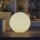 Vonkajšia lampa STONO 1xE27/20W/230V priemer 40 cm IP65 biela