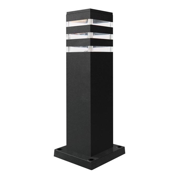 Vonkajšia lampa TEKSAS 1xE27/12W/230V IP44 44 cm antracit