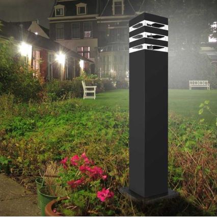 Vonkajšia lampa TEKSAS 1xE27/12W/230V IP44 74 cm antracit