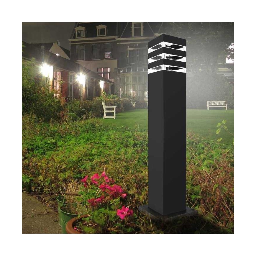 Vonkajšia lampa TEKSAS 1xE27/12W/230V IP44 74 cm antracit