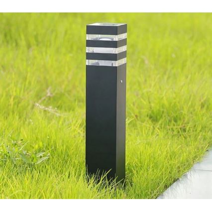 Vonkajšia lampa TEKSAS 1xE27/12W/230V IP44 74 cm antracit