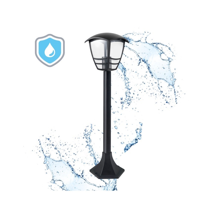Vonkajšia lampa TEVIO 1xE27/60W/230V IP54 97 cm čierna