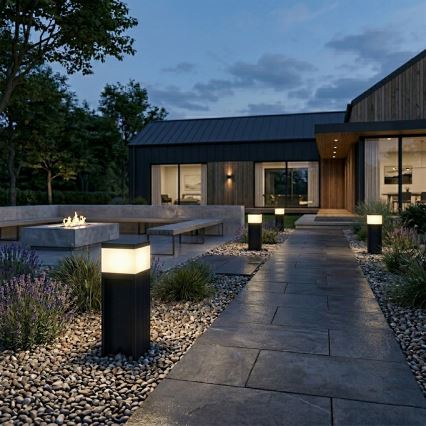 Vonkajšia lampa VESPER 1xG9/5W/230V IP44 30 cm čierna