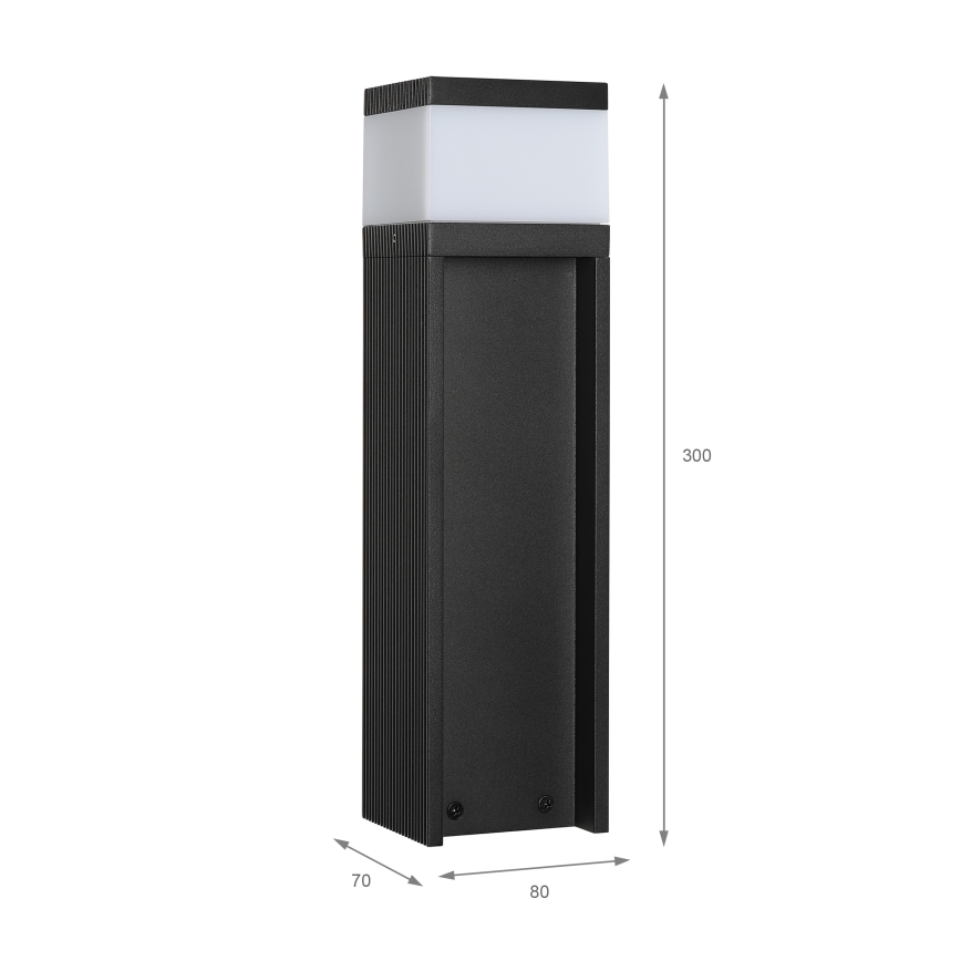 Vonkajšia lampa VESPER 1xG9/5W/230V IP44 30 cm čierna
