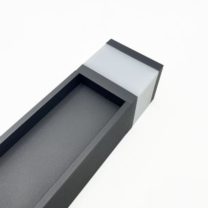 Vonkajšia lampa VESPER 1xG9/5W/230V IP44 80 cm čierna