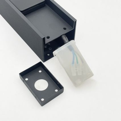 Vonkajšia lampa VESPER s 2 zásuvkami, 1xG9/5W/230V, IP44, 30 cm, čierna
