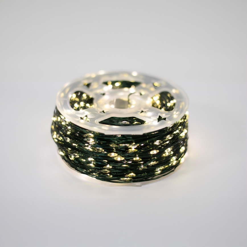 LED Vonkajšia  reťaz 1500xLED/230V 8 funkcií 153 m IP44 teplá biela + diaľkové ovládanie