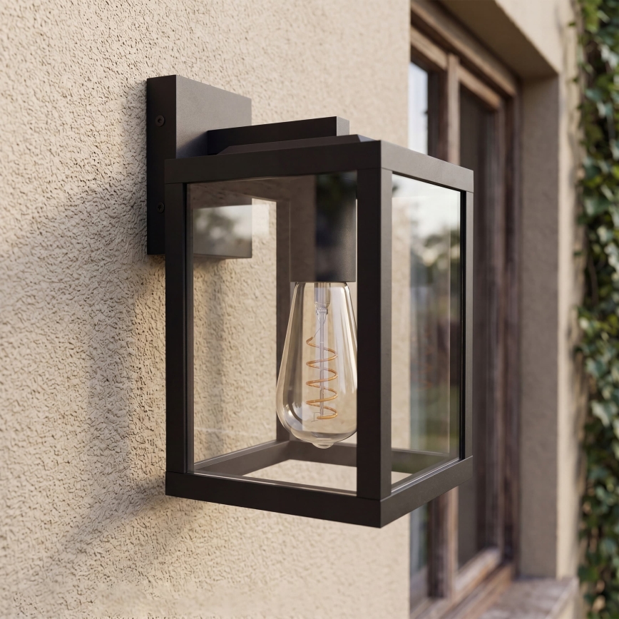 Vonkajšia nástenná lampa 1xE27/40W/230V IP54 čierna
