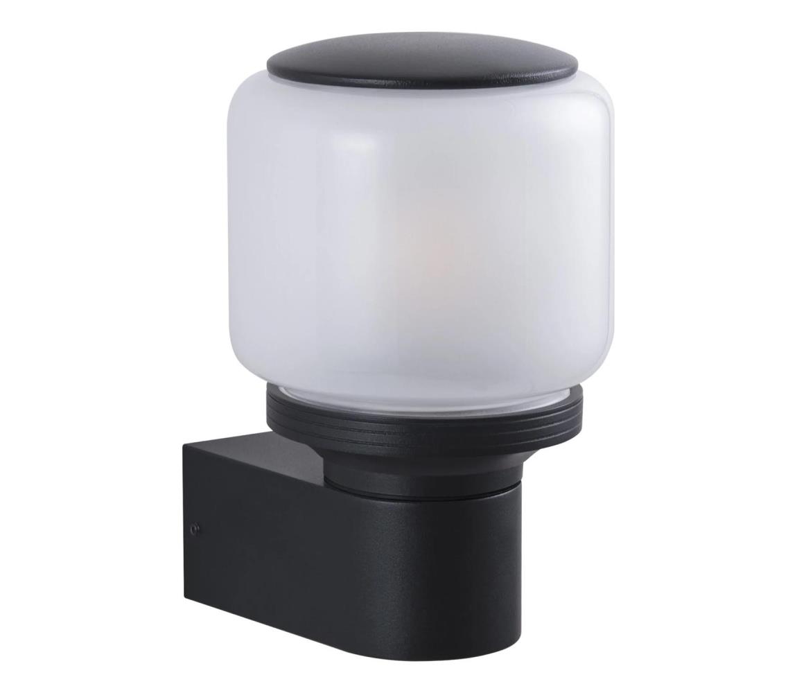 Vonkajšia nástenná lampa MADRID 1xE27/12W/230V IP44 čierna 331397