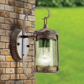 Vonkajšia nástenná lampa TAVERNA 1xE27/60W/230V IP23 bronz/patina