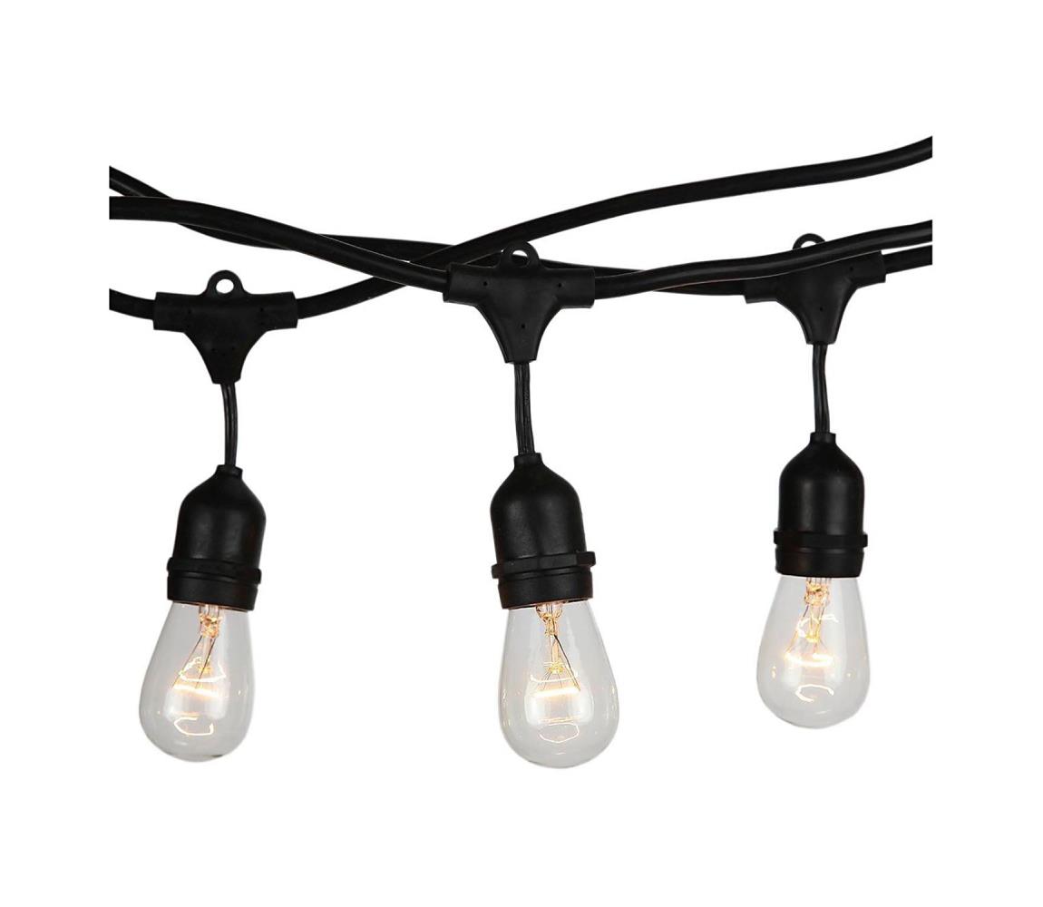  Vonkajšia reťaz STRING 5m 10xE27/40W/230V IP54 