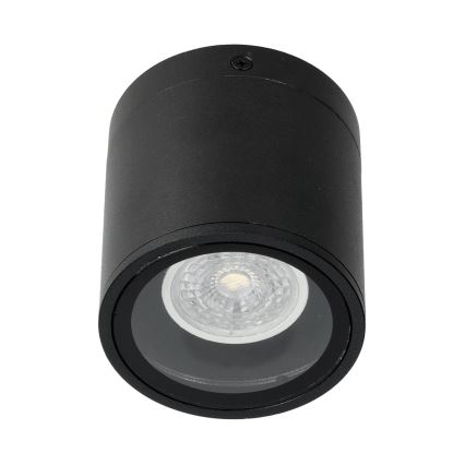Vonkajšie bodové svietidlo 1xGU10/35W/230V IP54 guľatý čierna