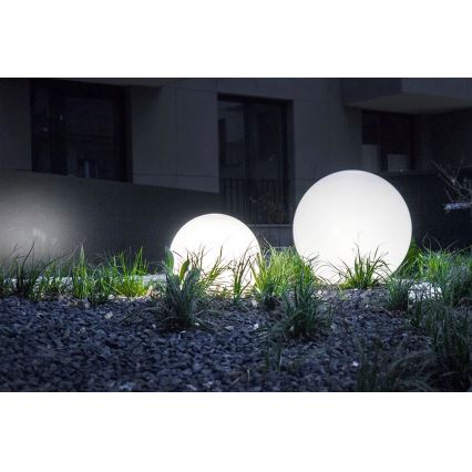 Vonkajšie dekoračné svietidlo GARDEN BALL 1xE27/40W/230V IP65 pr. 25 cm