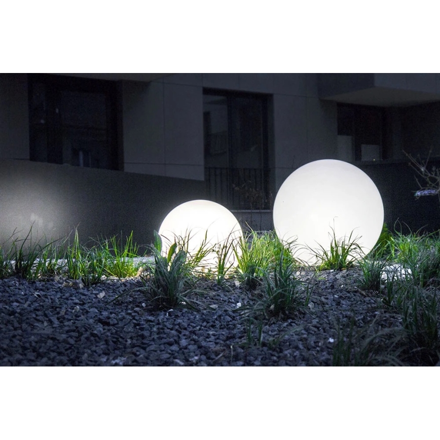 Vonkajšie dekoračné svietidlo GARDEN BALL 1xE27/40W/230V IP65 pr. 25 cm
