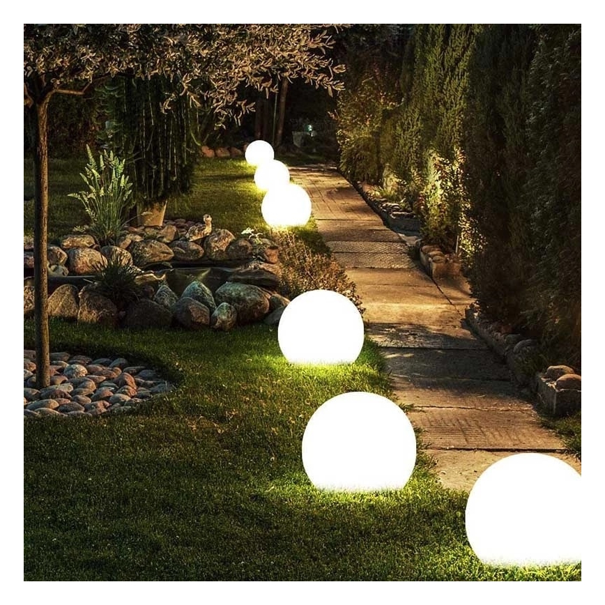 Vonkajšie dekoračné svietidlo GARDEN BALL 1xE27/40W/230V IP65 pr. 25 cm