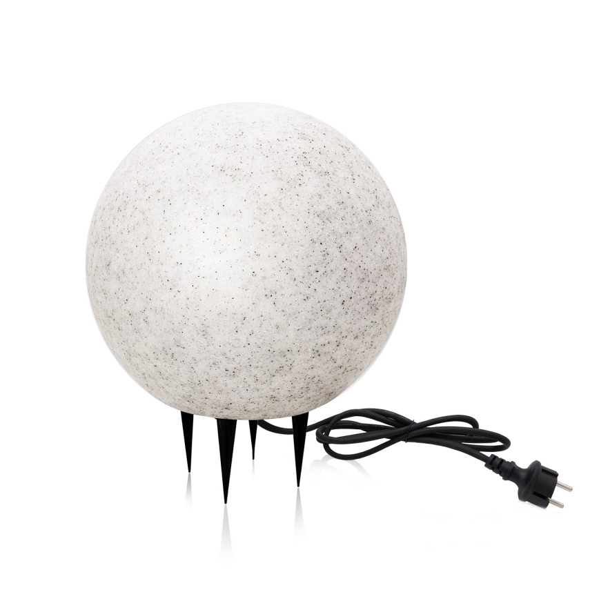 Vonkajšie dekoračné svietidlo GARDEN BALL 1xE27/40W/230V IP65 pr. 25 cm