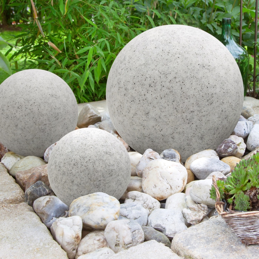 Vonkajšie dekoračné svietidlo GARDEN BALL 1xE27/40W/230V IP65 pr. 28 cm