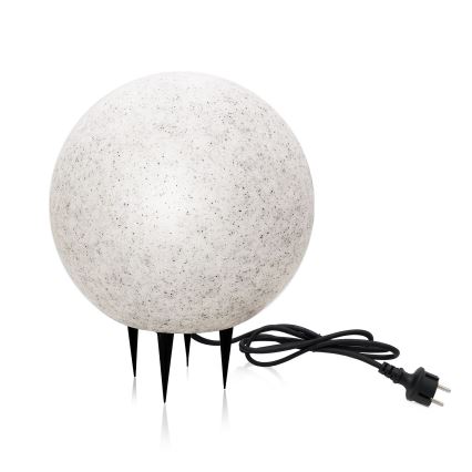 Vonkajšie dekoračné svietidlo GARDEN BALL 1xE27/40W/230V IP65 pr. 28 cm