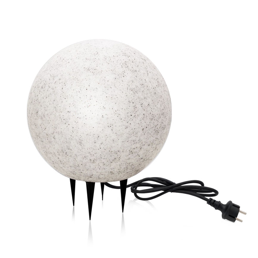 Vonkajšie dekoračné svietidlo GARDEN BALL 1xE27/40W/230V IP65 pr. 28 cm