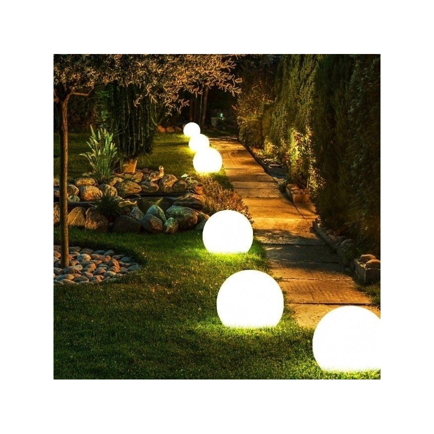 Vonkajšie dekoračné svietidlo GARDEN BALL 1xE27/40W/230V IP65 pr. 38 cm