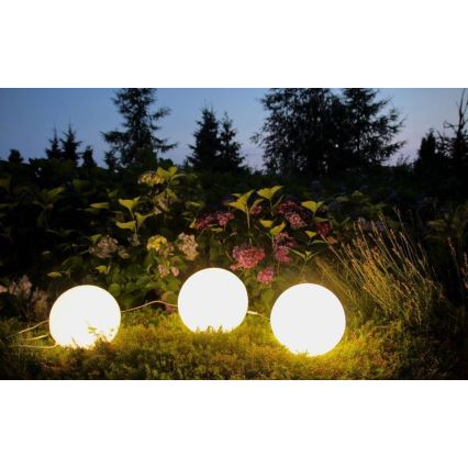 Vonkajšie dekoračné svietidlo GARDEN BALL 1xE27/40W/230V IP65 pr. 38 cm