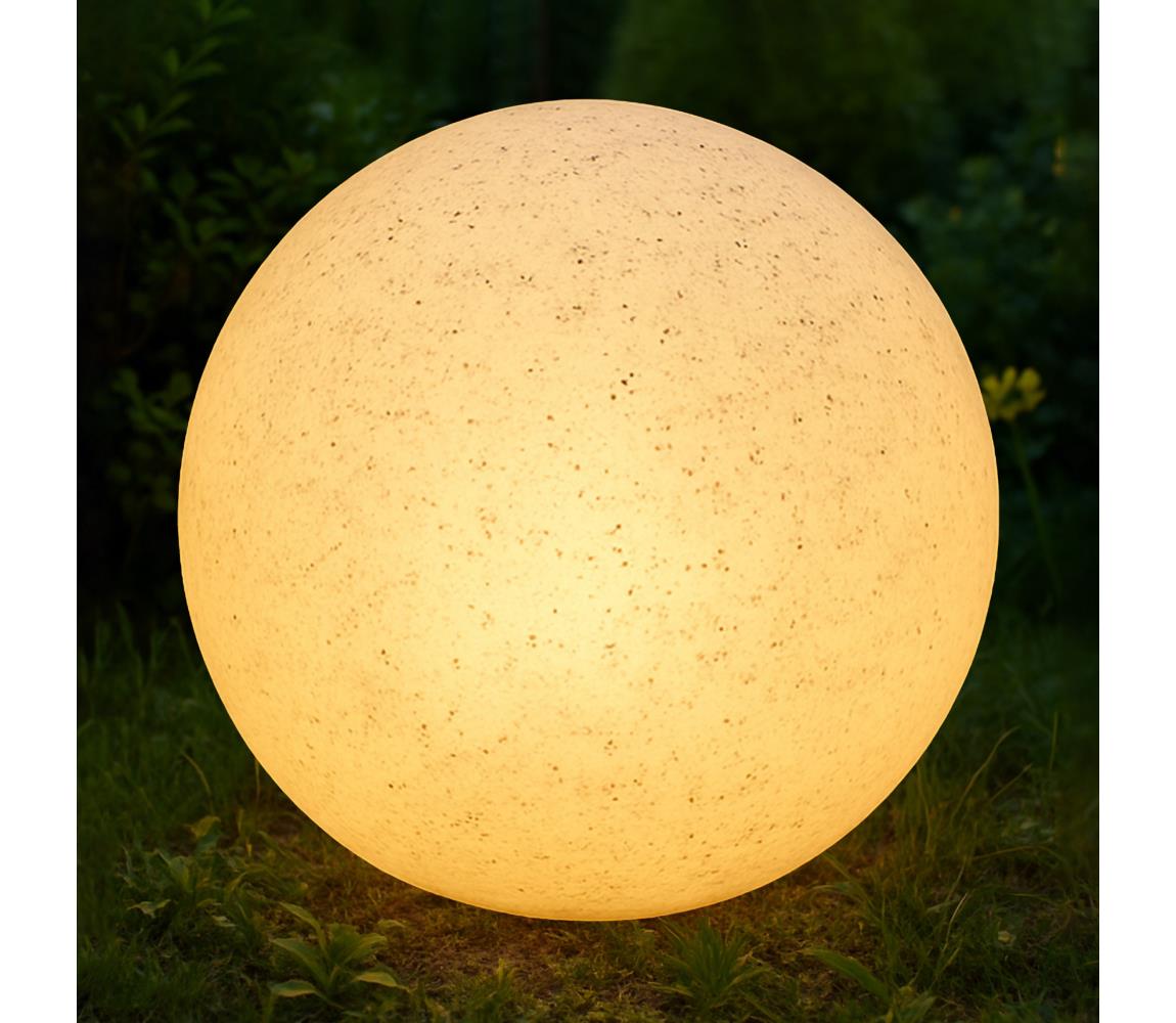 Vonkajšie dekoračné svietidlo LUMISTONE 1xE27/15W/230V IP65 priemer 38 cm LO-1.1/L