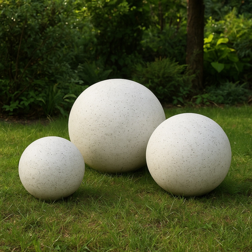 Vonkajšie dekoratívne svietidlo LUMISTONE 1xE27/15W/230V IP65, priemer 25 cm