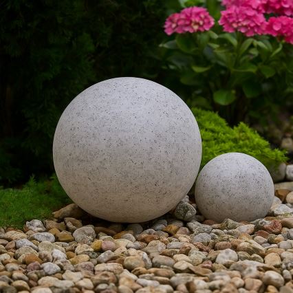 Vonkajšie dekoratívne svietidlo LUMISTONE 1xE27/15W/230V IP65, priemer 25 cm