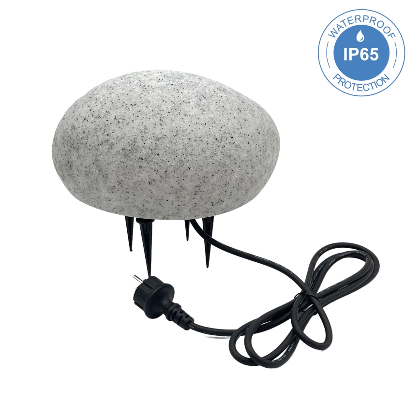 Vonkajšie dekoratívne svietidlo LUMISTONE 1xE27/15W/230V IP65 priemer 26,5 cm