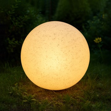 Vonkajšie dekoratívne svietidlo LUMISTONE 1xE27/15W/230V IP65, priemer 28 cm