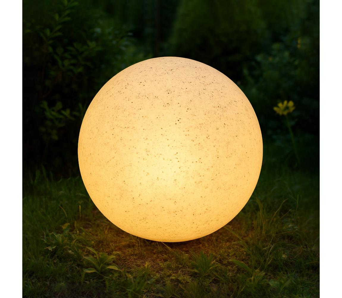 Vonkajšie dekoratívne svietidlo LUMISTONE 1xE27/15W/230V IP65, priemer 28 cm LO-1.1/M