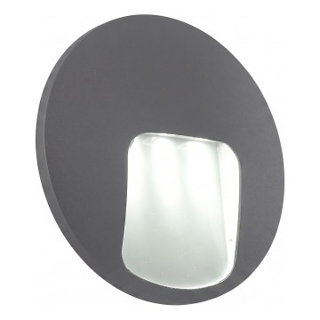 Vonkajšie LED nástenné svietidlo DACU LED/3W/230V IP54 sivé