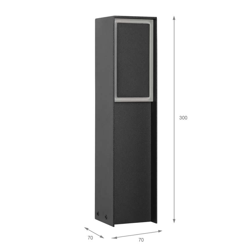 Vonkajšie LED svietidlo MODO LED/4,8W/230V 4000K IP44 30 cm čierne
