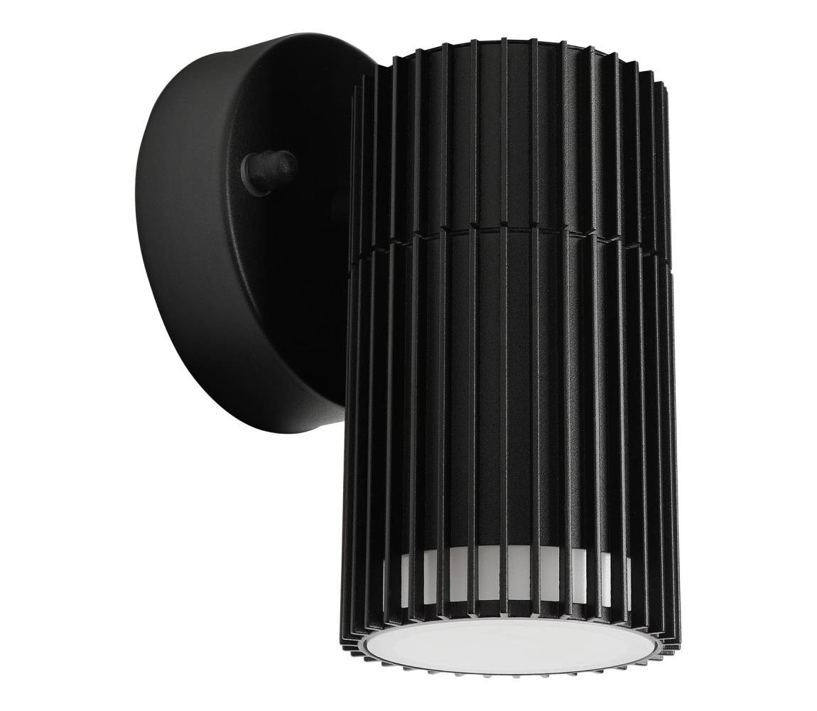 Vonkajšie nástenné bodové svietidlo LANTHEA 1xGU10/11W/230V IP44 čierna KM-KO-1.3