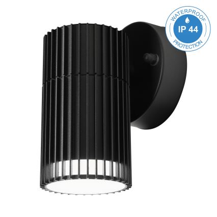 Vonkajšie nástenné bodové svietidlo LANTHEA 1xGU10/11W/230V IP44 čierna