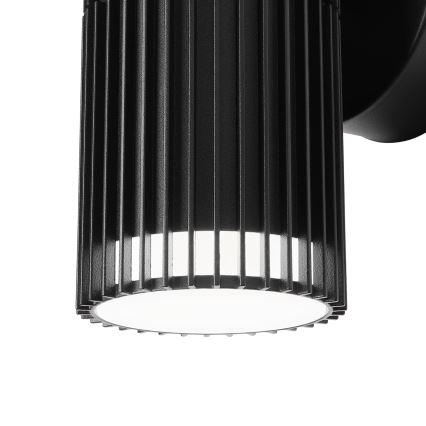 Vonkajšie nástenné bodové svietidlo LANTHEA 1xGU10/11W/230V IP44 čierna