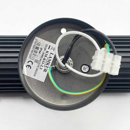 Vonkajšie nástenné bodové svietidlo LANTHEA 2xGU10/11W/230V IP44 čierne