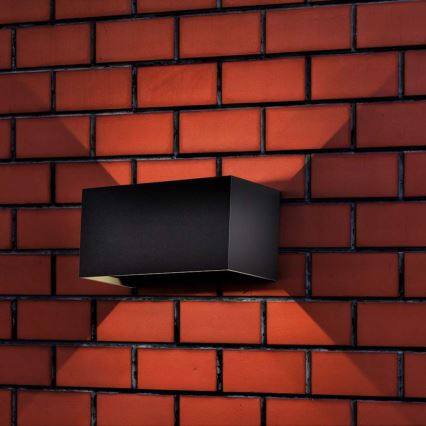 Vonkajšie nástenné LED svietidlo LED/24W/230V 4000K IP65 antracitové