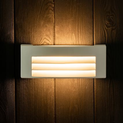 Vonkajšie nástenné svietidlo 1xE27/14W/230V IP54 šedá