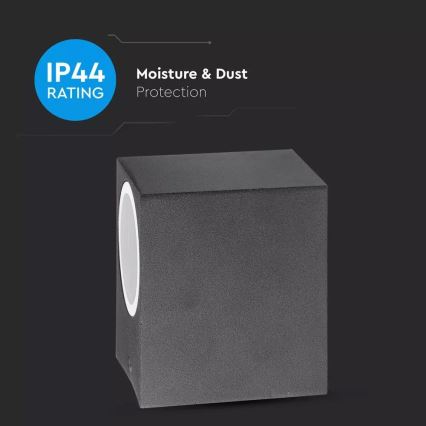 Vonkajšie nástenné svietidlo 1xGU10/35W/230V IP44