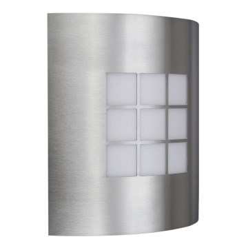 Vonkajšie nástenné svietidlo INOX 1xE27/60W/230V - 01812/91/47 Vonkajšie nástenné svietidlo INOX 1xE27/60W/230V - 01812/91/47