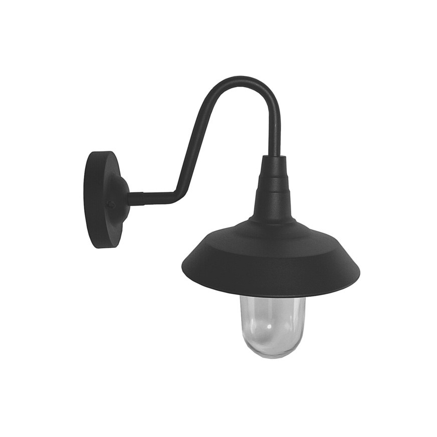 Vonkajšie nástenné svietidlo NILDA 1xE27/60W/230V IP44 čierna