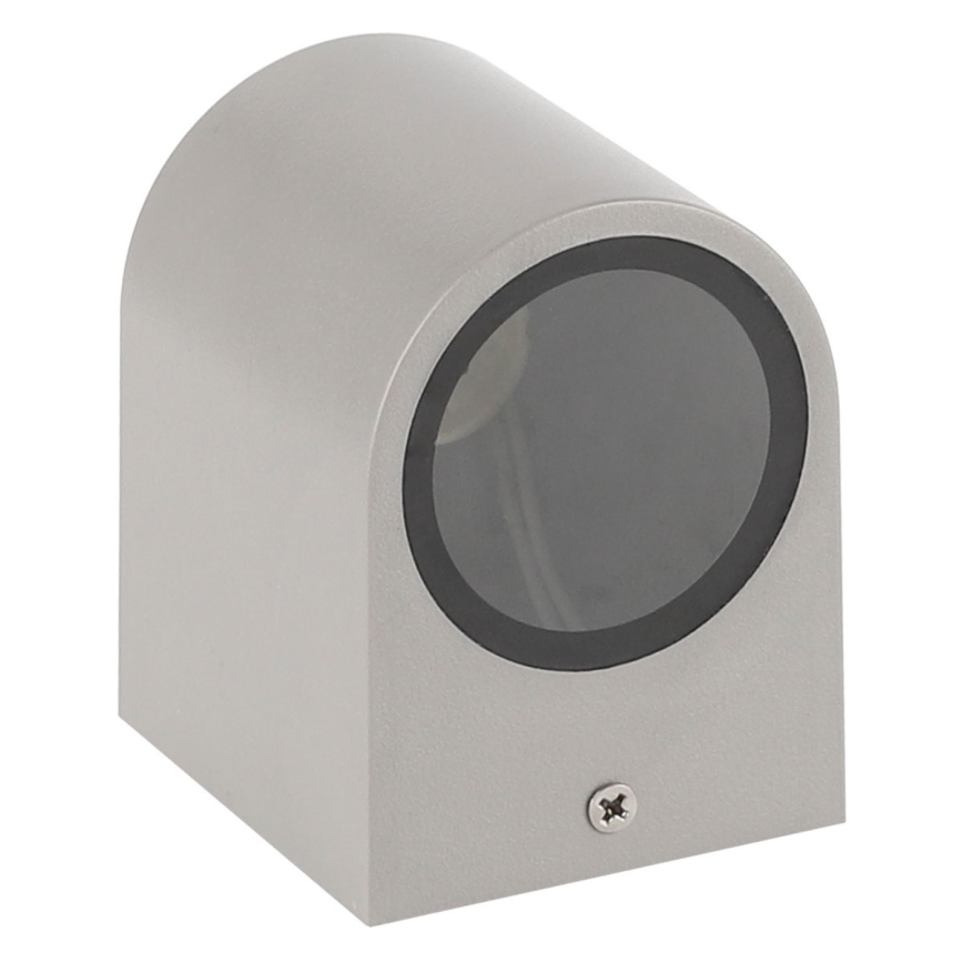 Vonkajšie nástenné svietidlo PARETE 1xGU10/6W/230V IP54 šedá