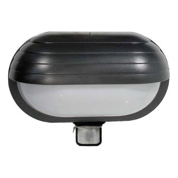 Vonkajšie nástenné svietidlo s čidlom T261 1xE27/60W/230V IP44