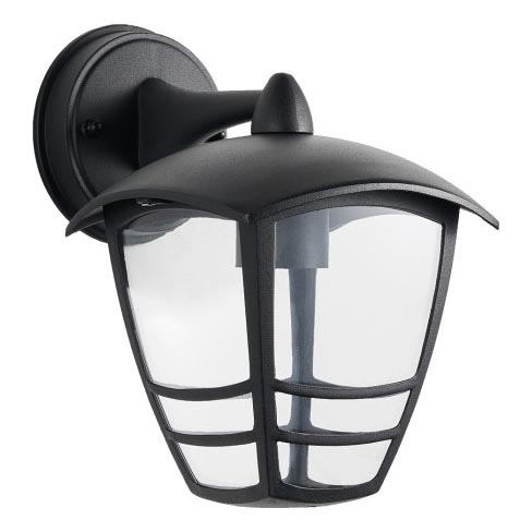 Vonkajšie nástenné svietidlo TEVIO KD 1xE27/60W/230V IP54 čierna
