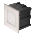 Vonkajšie orientačné zapustené LED svietidlo BUILT-IN, 1,5 W, 3000 K, IP65